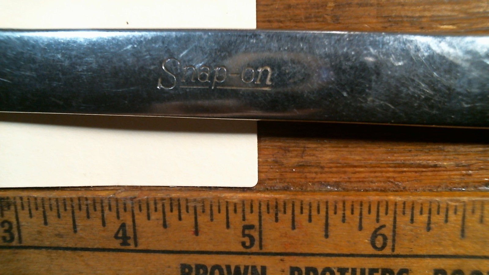 J7 Snap-on Tools 0EX24 3/4in 12pt Wrench Under Lined Logo OWNER MARK