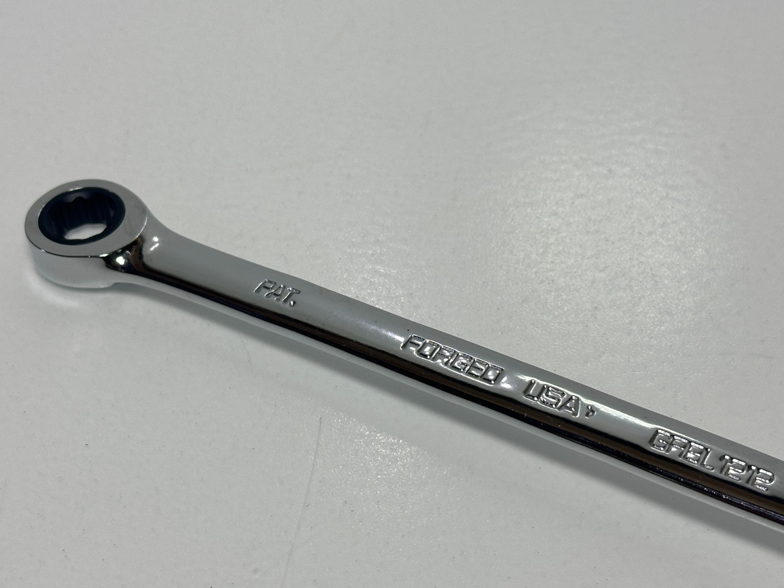 🇺🇸 Matco Tools USA GRBL1212 SAE 3/8″ Ratcheting Double Box End Wrench, NOS