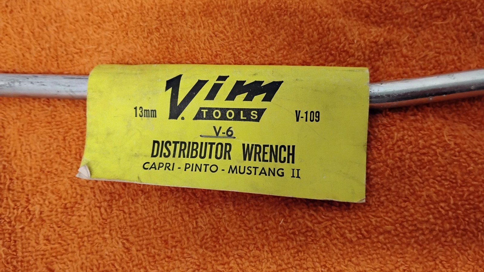 NOS VIM Tools V-109 Distributor Wrench 13mm V-6 (Capri-Pinto-Mustang II).