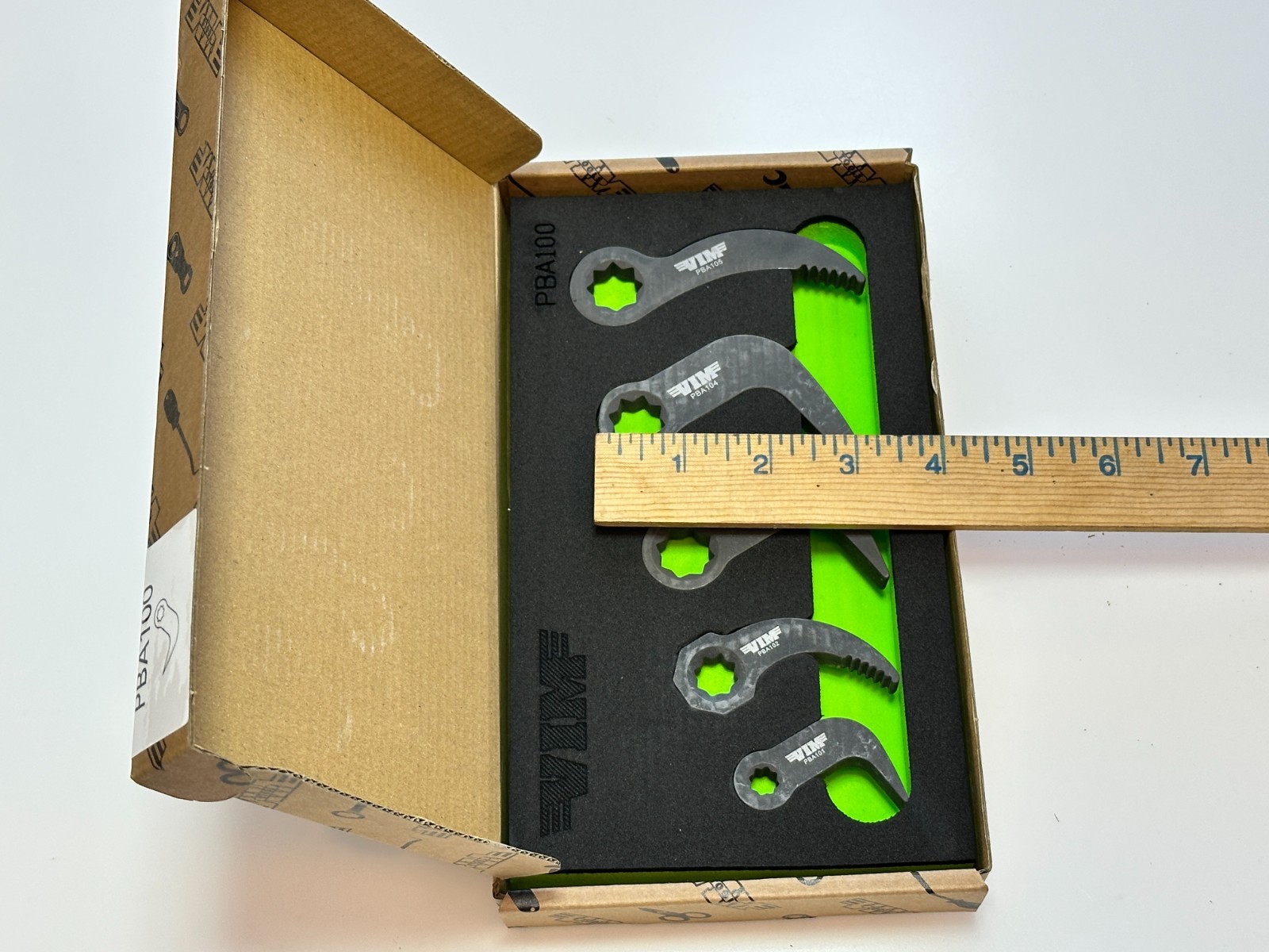 VIM Tools PBA100 5pc Pry Bar Attachment Set w/ Foam Tray 1/4″, 3/8″ & 1/2″ Drive