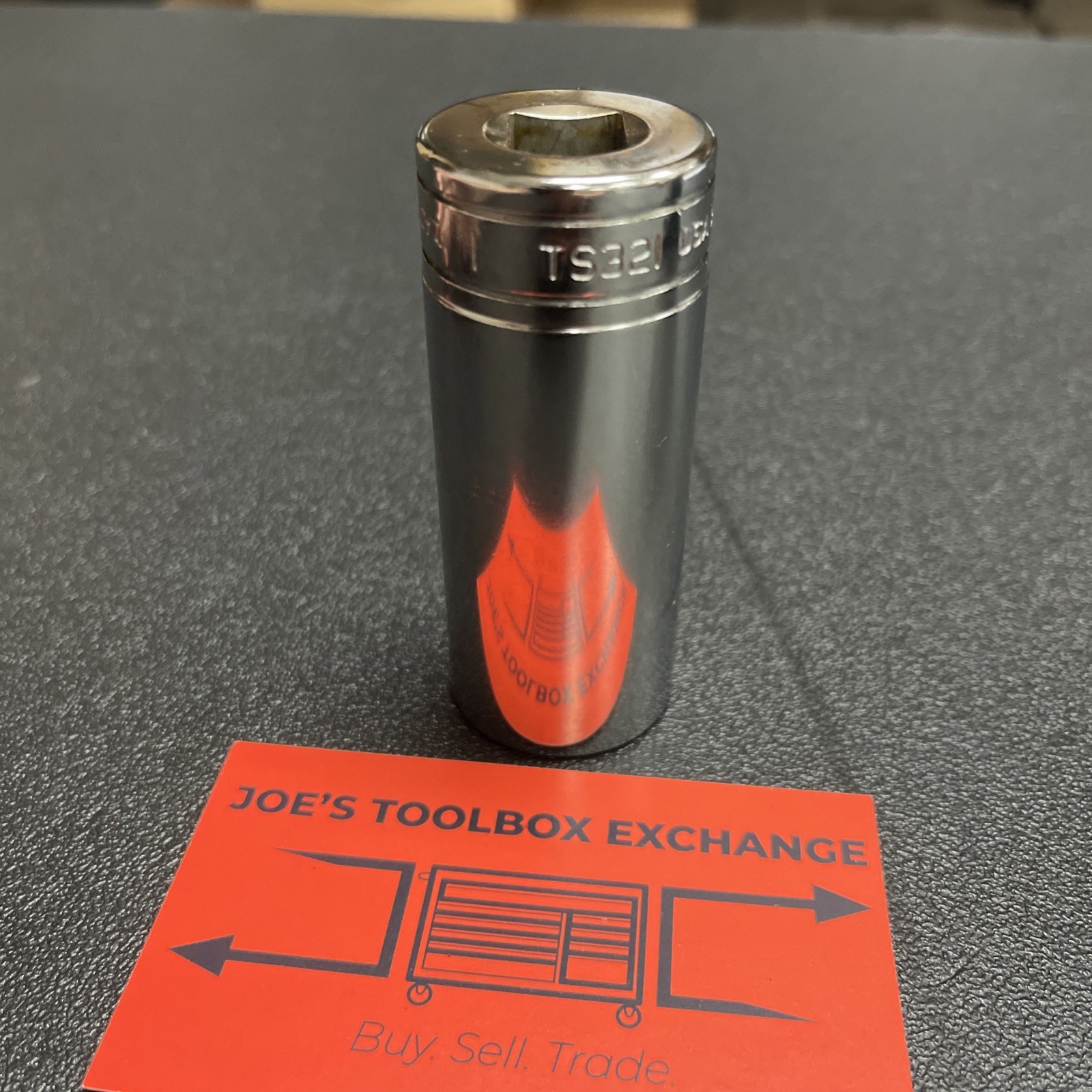 Snap-on Tools USA NEW 1/2″ Drive 1″ SAE Deep 6 Point Chrome Socket TS321