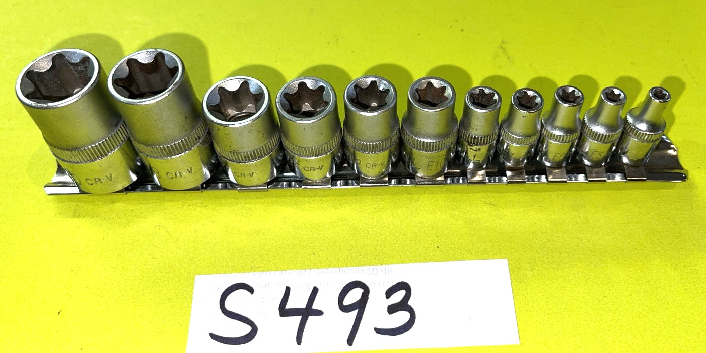 CORNWELL TOOLS 11 PIECE MULTI DRIVE INSIDE TORX SOCKET DRIVER SET E4 – E20