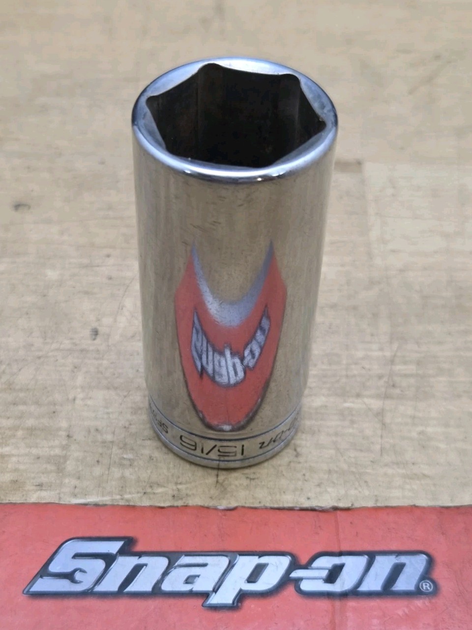 Snap On SFS301 – 3/8″ Drive 15/16″ Deep 6Pt Chrome Socket Mint