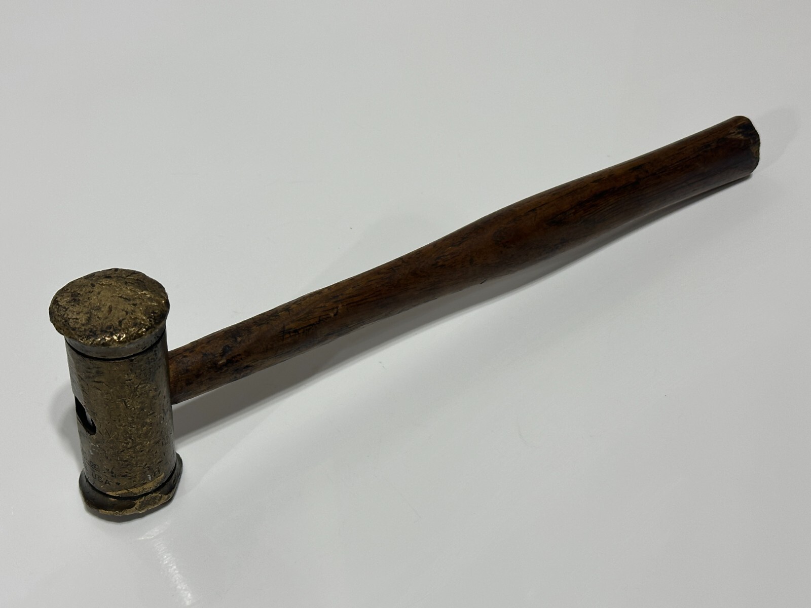Snap-On Tools USA BH24 Brass Hammer – Double Sided – Wood Hickory Handle