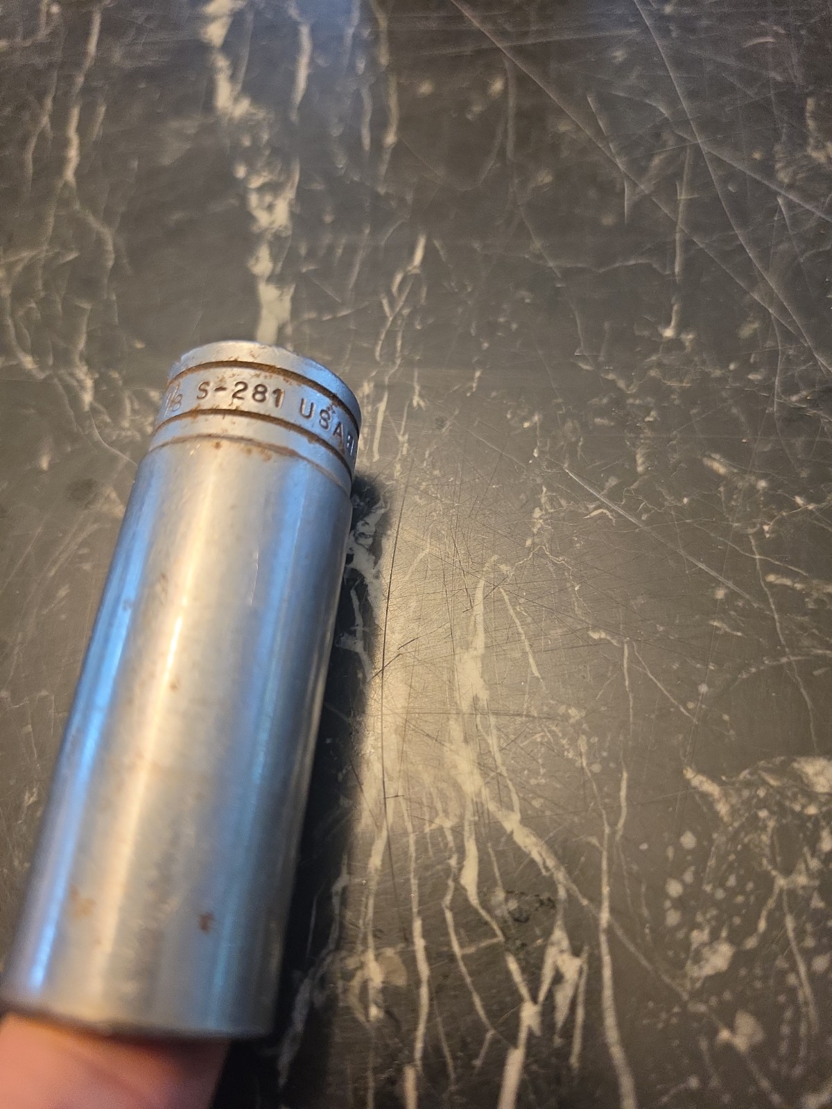 Snap On: 7/8″ Deep Socket S-281 – 12pt. 1/2″ dr. SAE CHROME USA