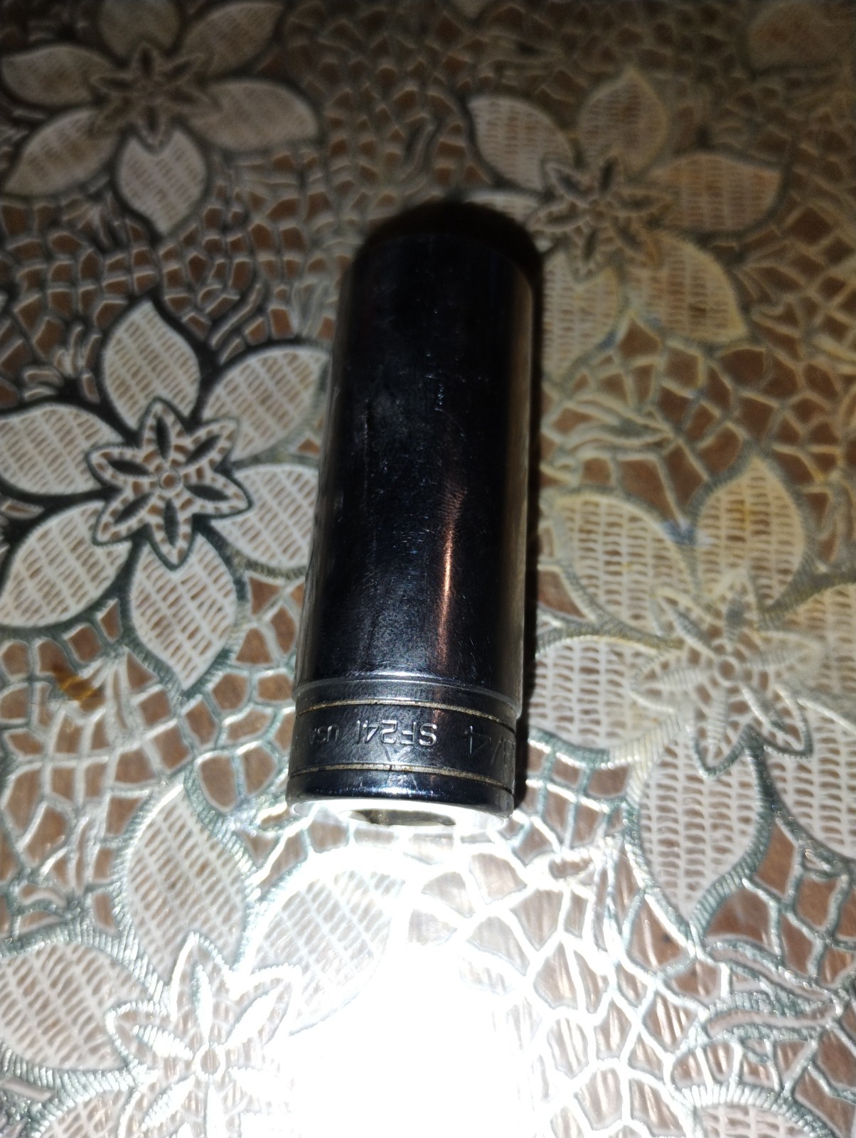 Snap-On SF-241 3/8″ Drive 3/4″ Deep 12 Point Socket SAE Tool USA Snap On