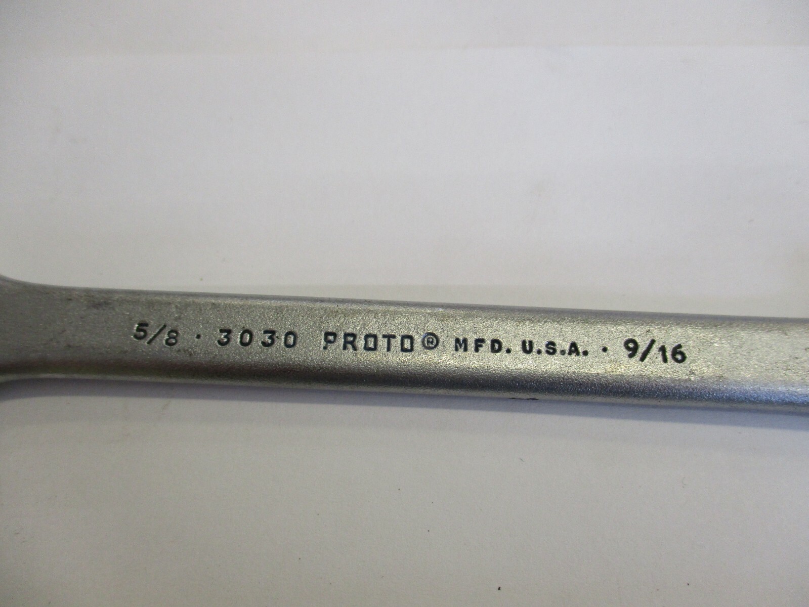 Proto 3 Pc SAE Open Double End Wrench 7/8 x13/16,3/4 x 5/8 , 5/8 x 9/13