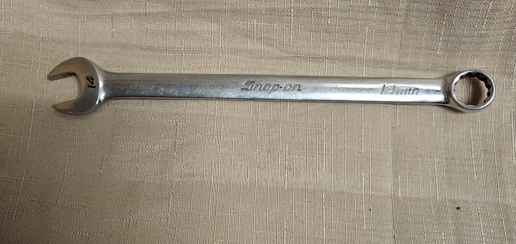SNAP ON 14MM OEXM140A 12 POINT COMBINATION METRIC WRENCH