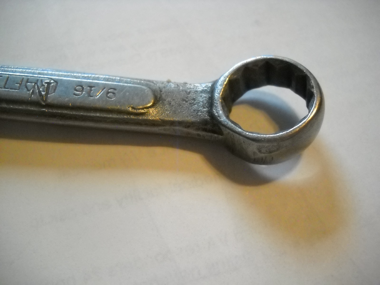 Vintage Craftsman Stubby Double Box End Wrench 9/16″ x 1/2″ 5″ Long Underline