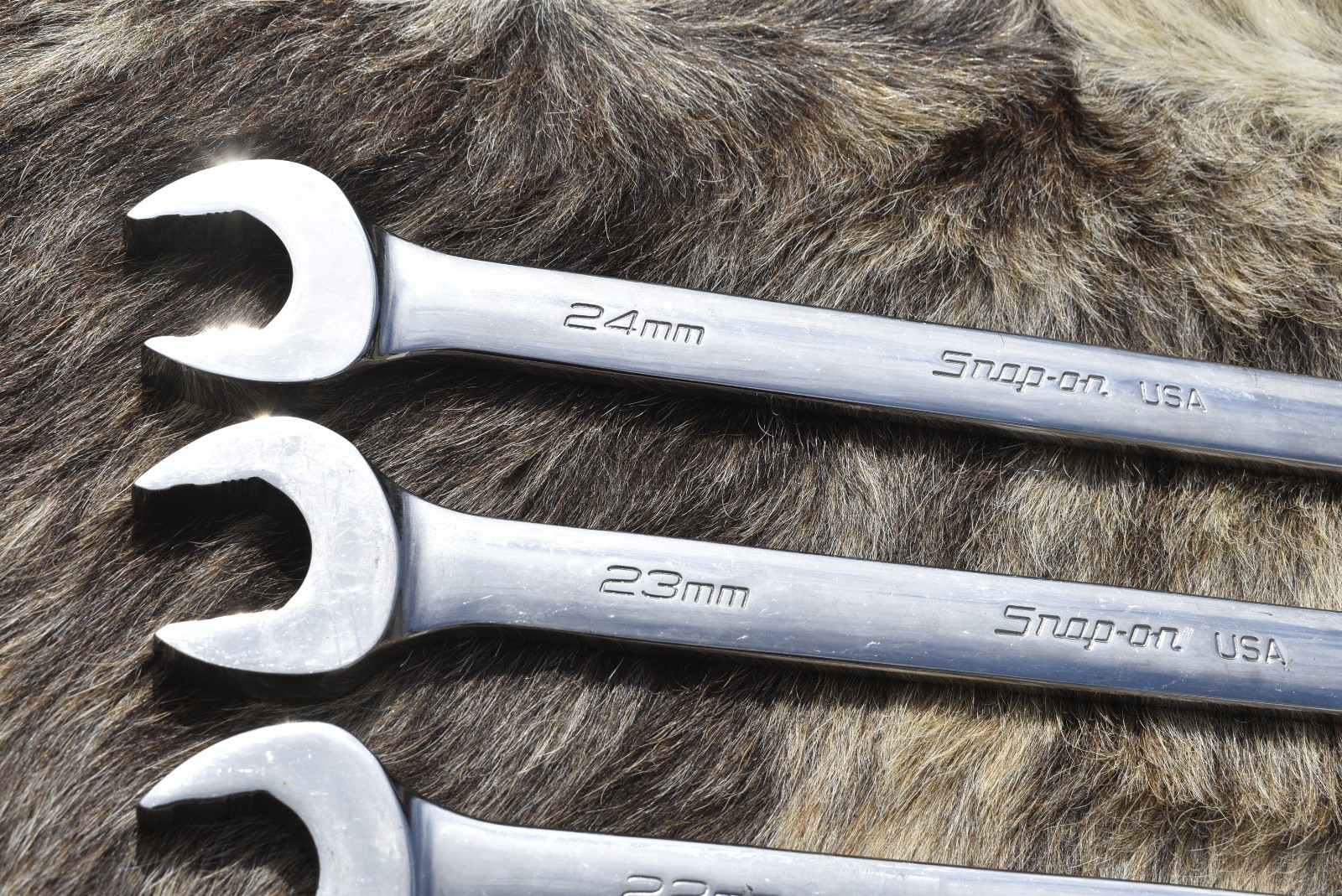 SNAP ON SOEXM705 5-Pc 12-Pt Flank Drive® Plus Combination Wrench Set 20–24mm