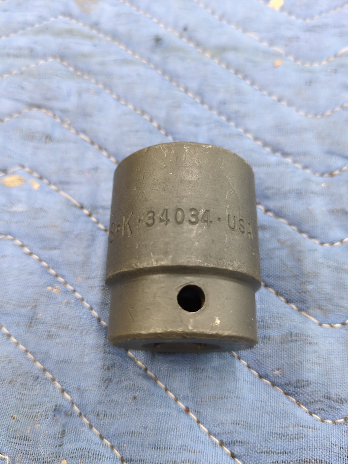 SK USA 1-1/16” Shallow Impact Socket 34034 1/2” Drive 6 Point Black Oxide New