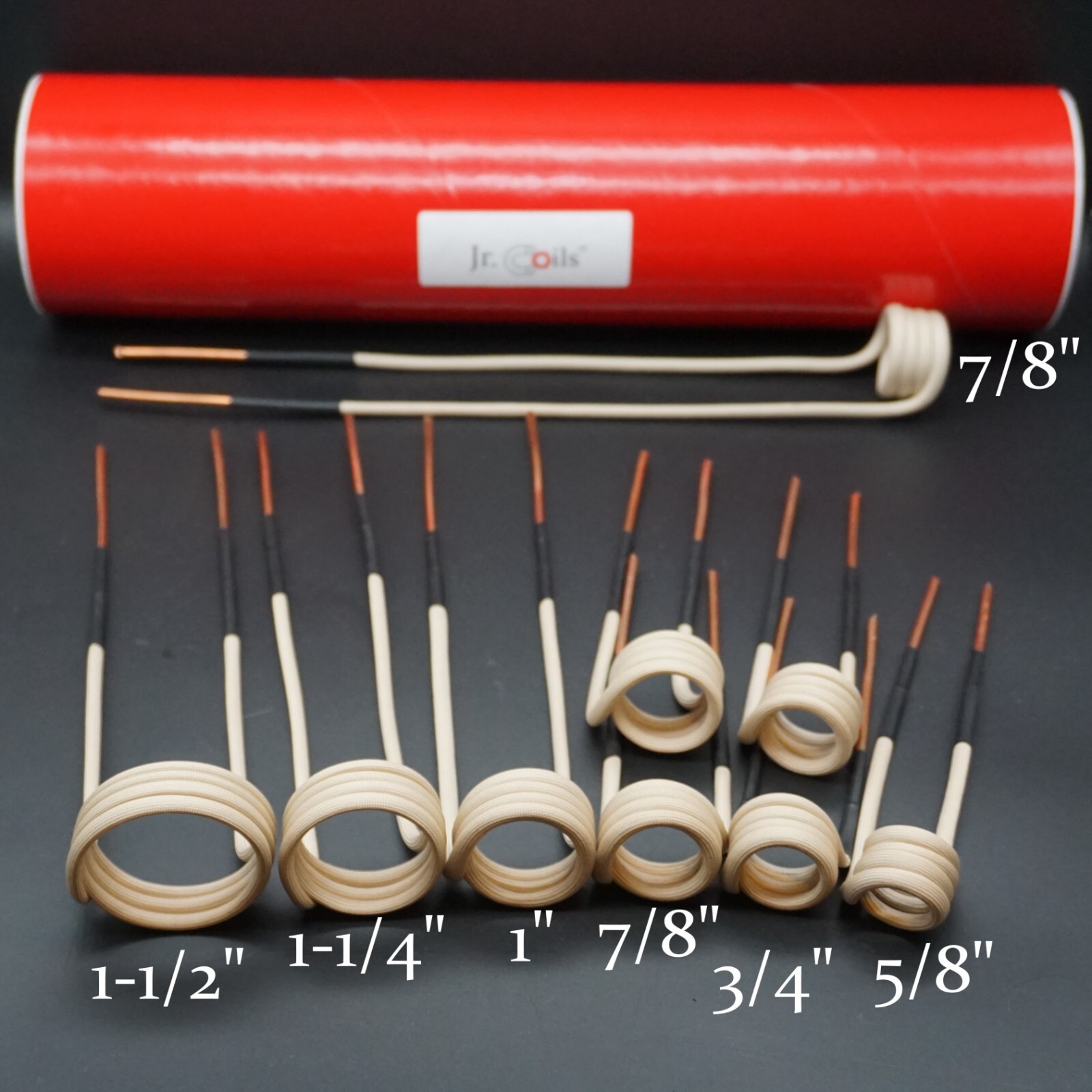 NEW! Miniature Induction Heater inductor Nut Bolt Replacement Coils By Jr. Coils