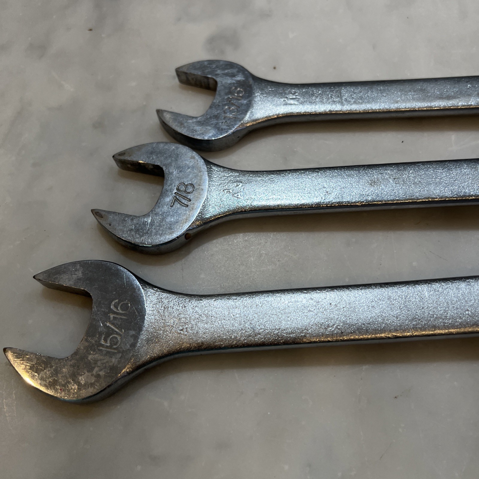 Klein Tools Combination 3 Wrenches 13/16 7/8 15/16 68419 68420 68421 Made USA
