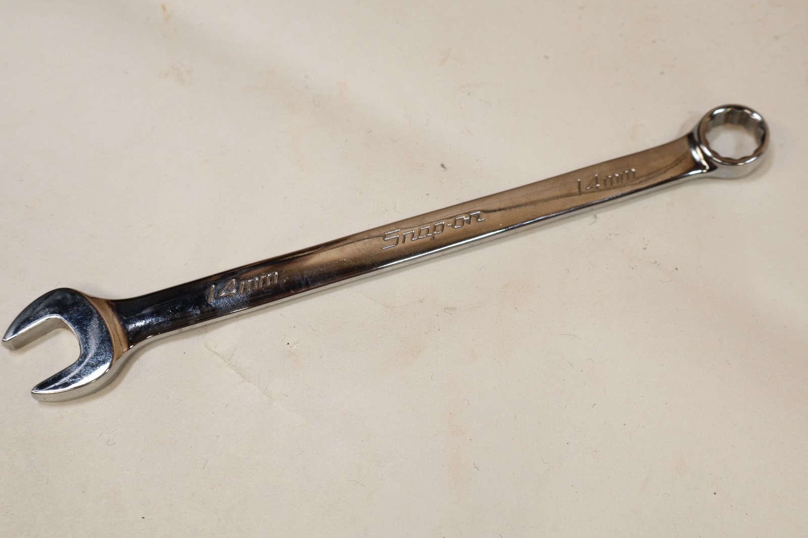 Snap-On 14 mm 12-Point Metric Flank Drive Combination Wrench USA OEXM140B