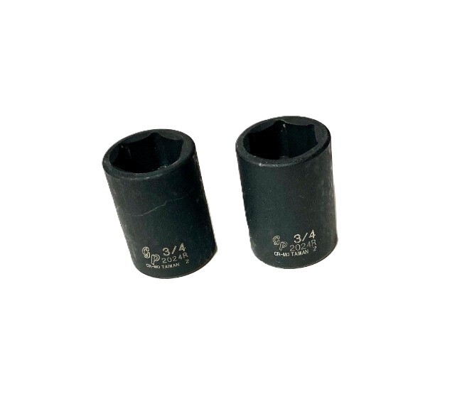 1/2″ Drive x 3/4″ Impact socket, GP 2024R x 2 Pieces