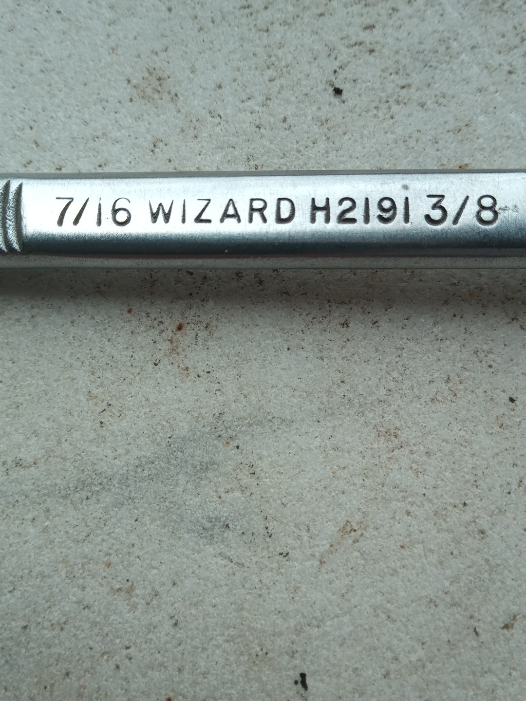 Vintage Wizard 3 Piece Wrench Lot ✭USA✭ 3/8″, 7/16″ x 3/8, 3/8″ x 7/16″ box end