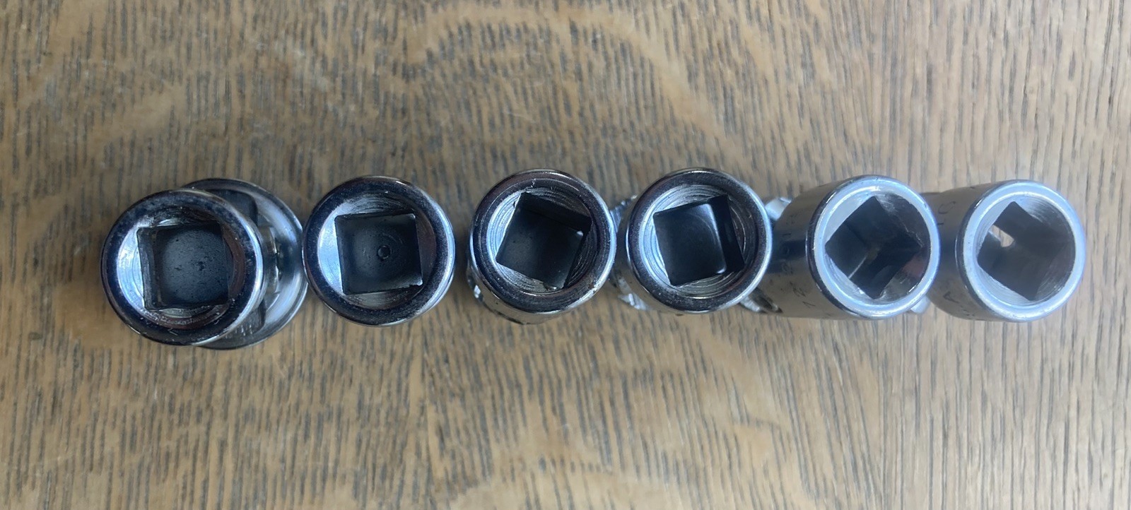 Easco Flex Sockets 3/8 Drive 5 Pcs USA
