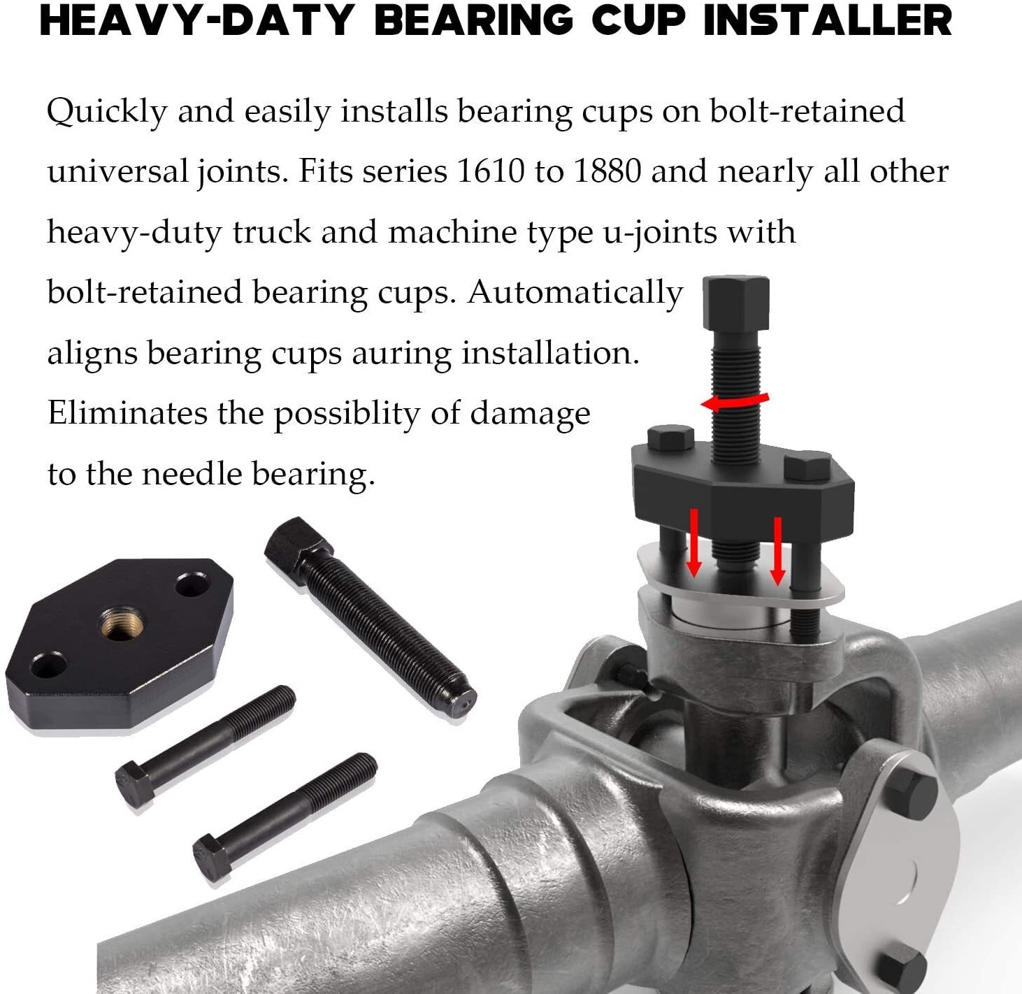 10102 U Joint Pullers Heavy Duty (Class 6-8) and 5192 Bearing Cup Installer