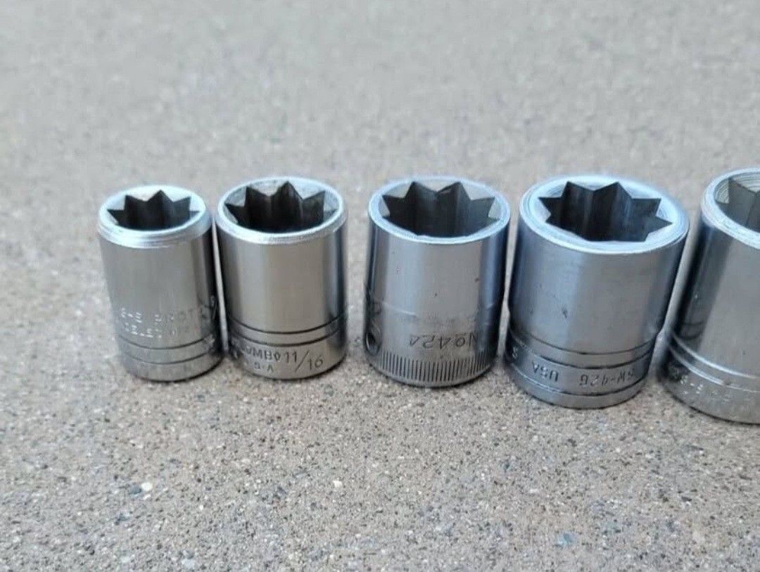 1/2″ DR DOUBLE SQUARE SOCKETS 9/16 11/16 3/4 13/16 7/8 1″ 1 1/16 1 1/8 SNAP-ON