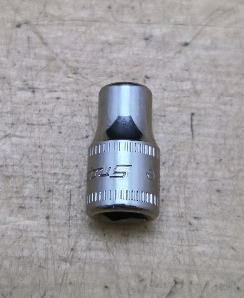 New Snap On TMMD6 – 1/4″ Drive 6mm Shallow 12Pt Chrome Socket Ships Free