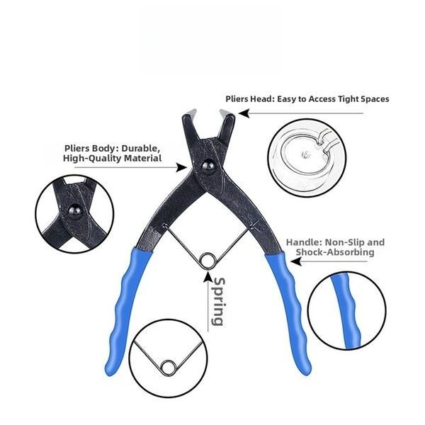 90 Degree Extended External Circlip Pliers for Deep Hole Snap Ring Removal Tool