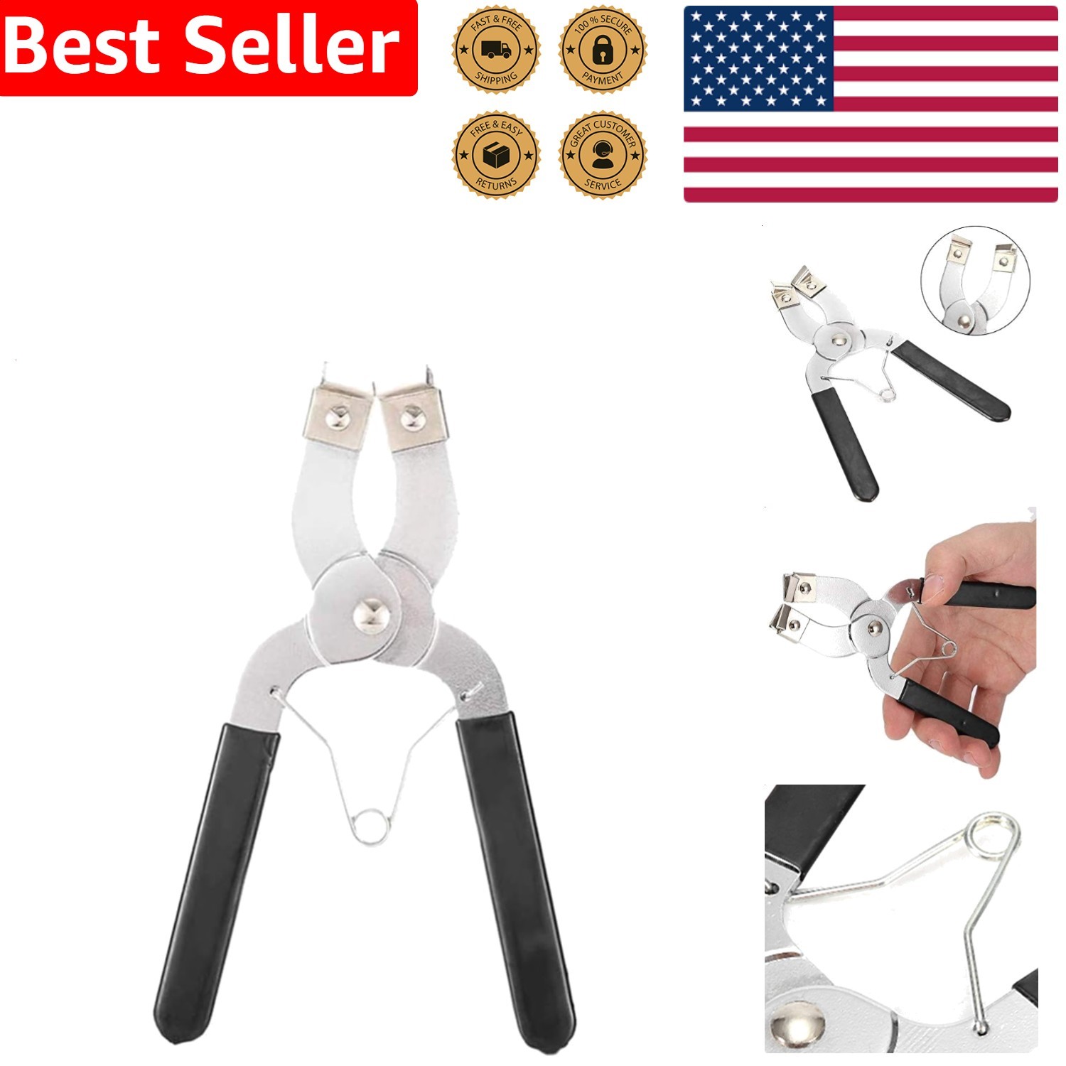 Adjustable Piston Ring Plier Installer Expander Engine Automotive Mechanic Tool