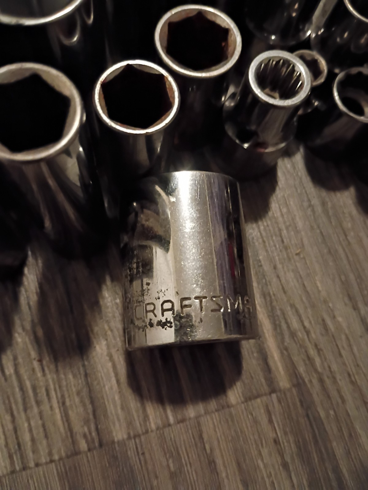 50 Sockets, Mostly Craftsman : Pittsburgh , Hart, Husky Varying Drives And Sizes