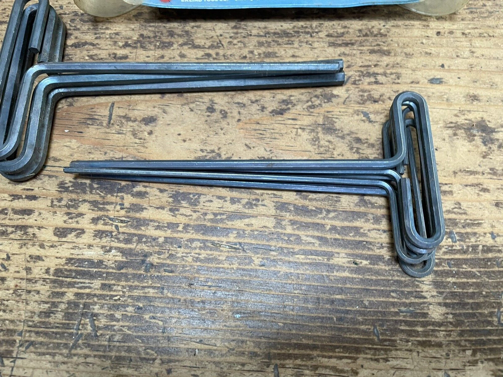 Eklind Tool Hex T-Key 6”, 8 Pce Set SAE, 3/32-1/4, Reusable Pack, See Descrip.