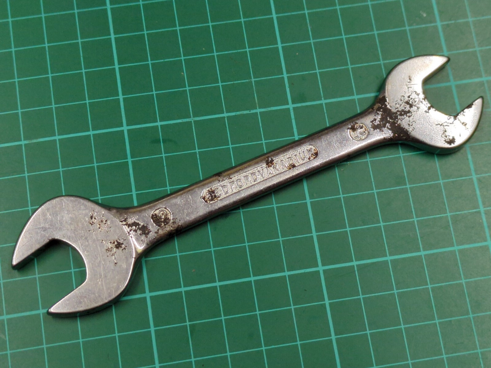 Bedford Vanadium M01514, 14mm x 15MM Open Ended Spanner Made In England