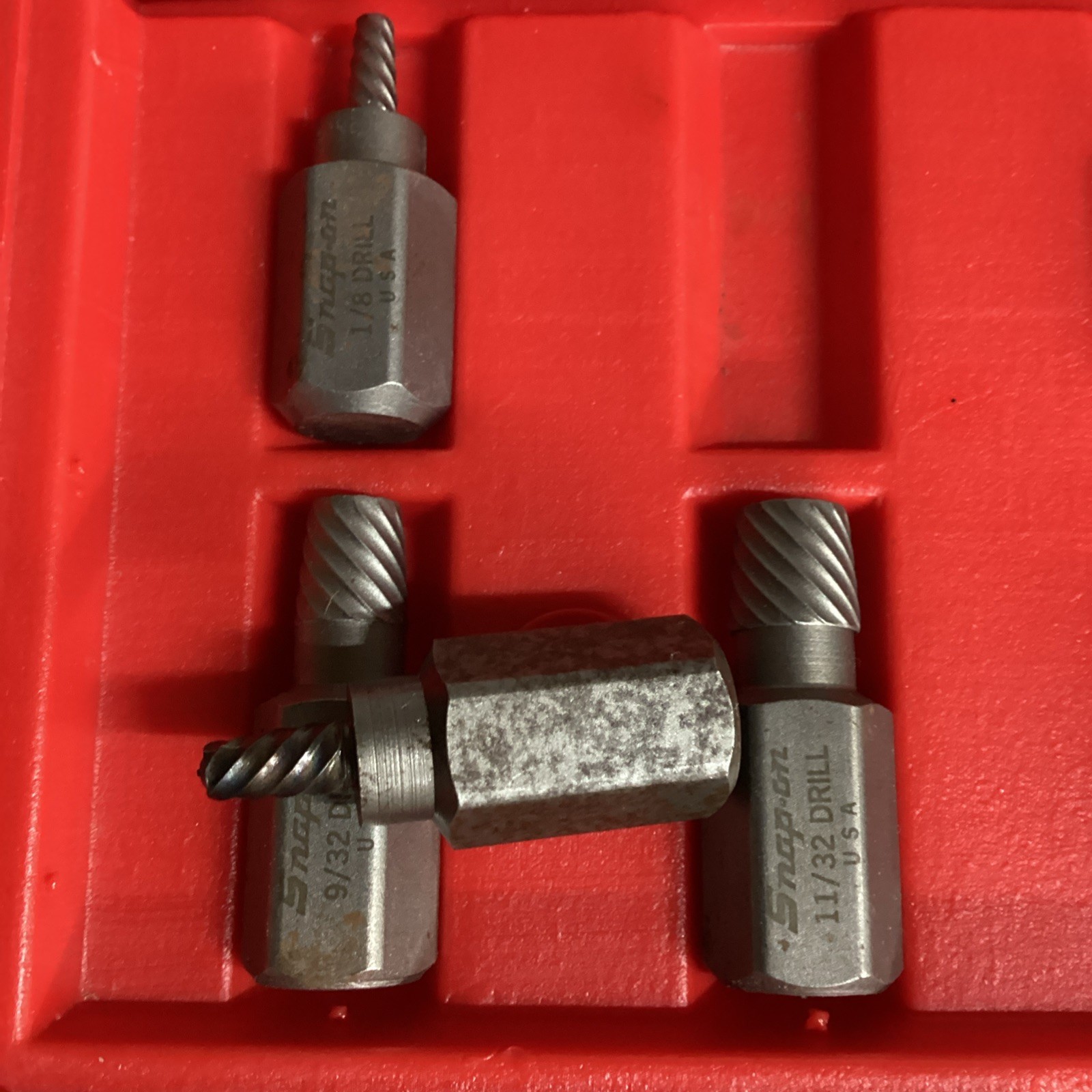 Snap On REX10A 1/8″ – 13/32″ Screw Stud Extractor Hex Head Multispline Kit Set