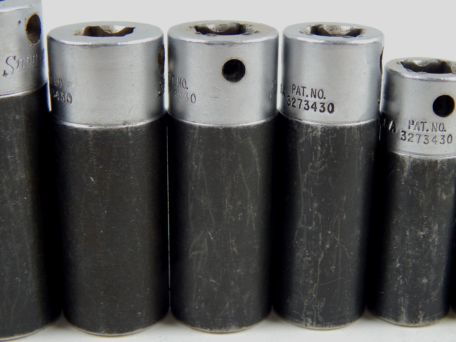 Snap-on SIMFM 3/8” Drive 9mm-19mm Metric Deep Impact Socket Set 11pc 6pt USA