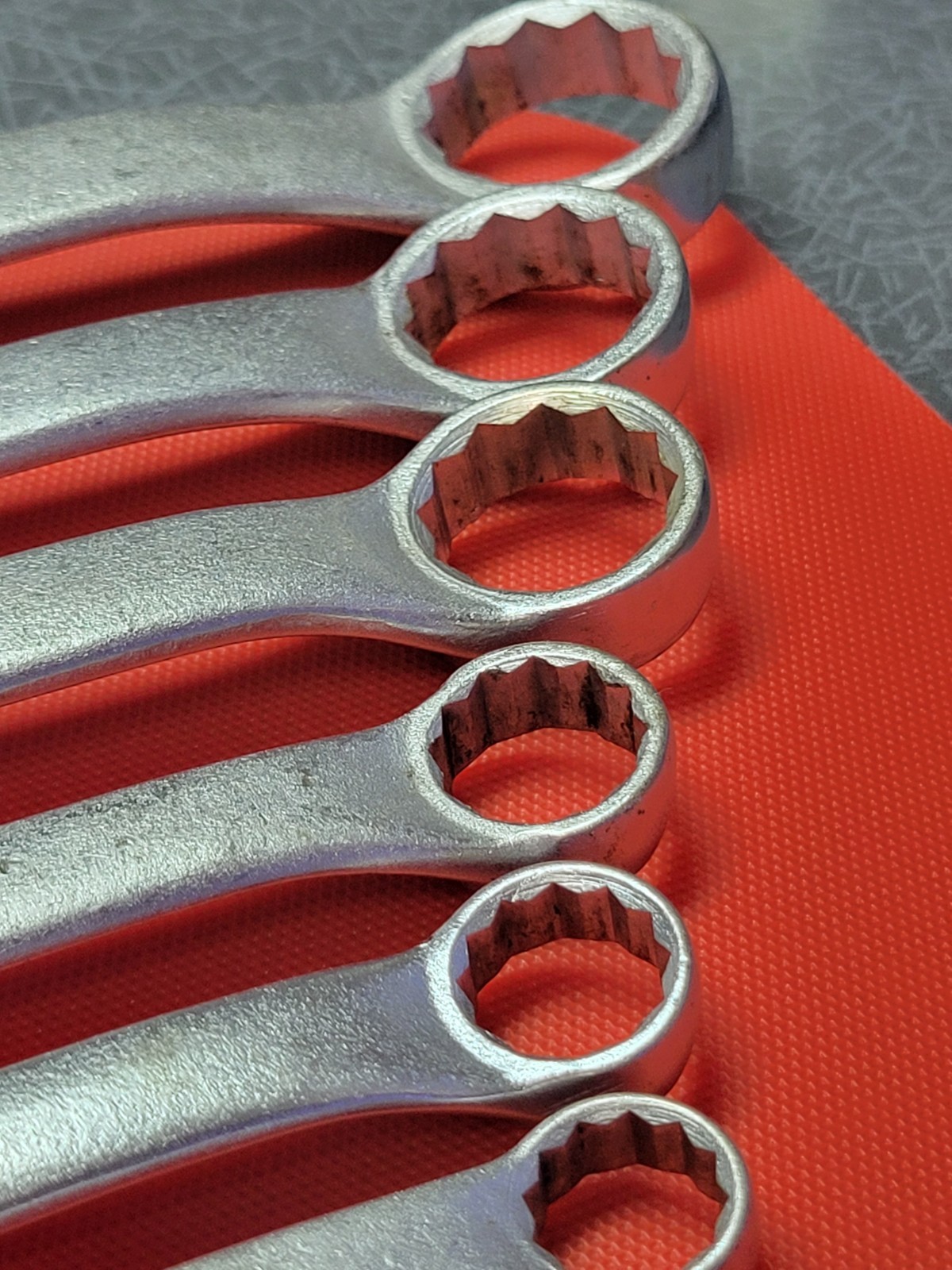 Craftsman USA Flying =V= 7pc Double Box End Wrench Set 3/8″ thru 1″