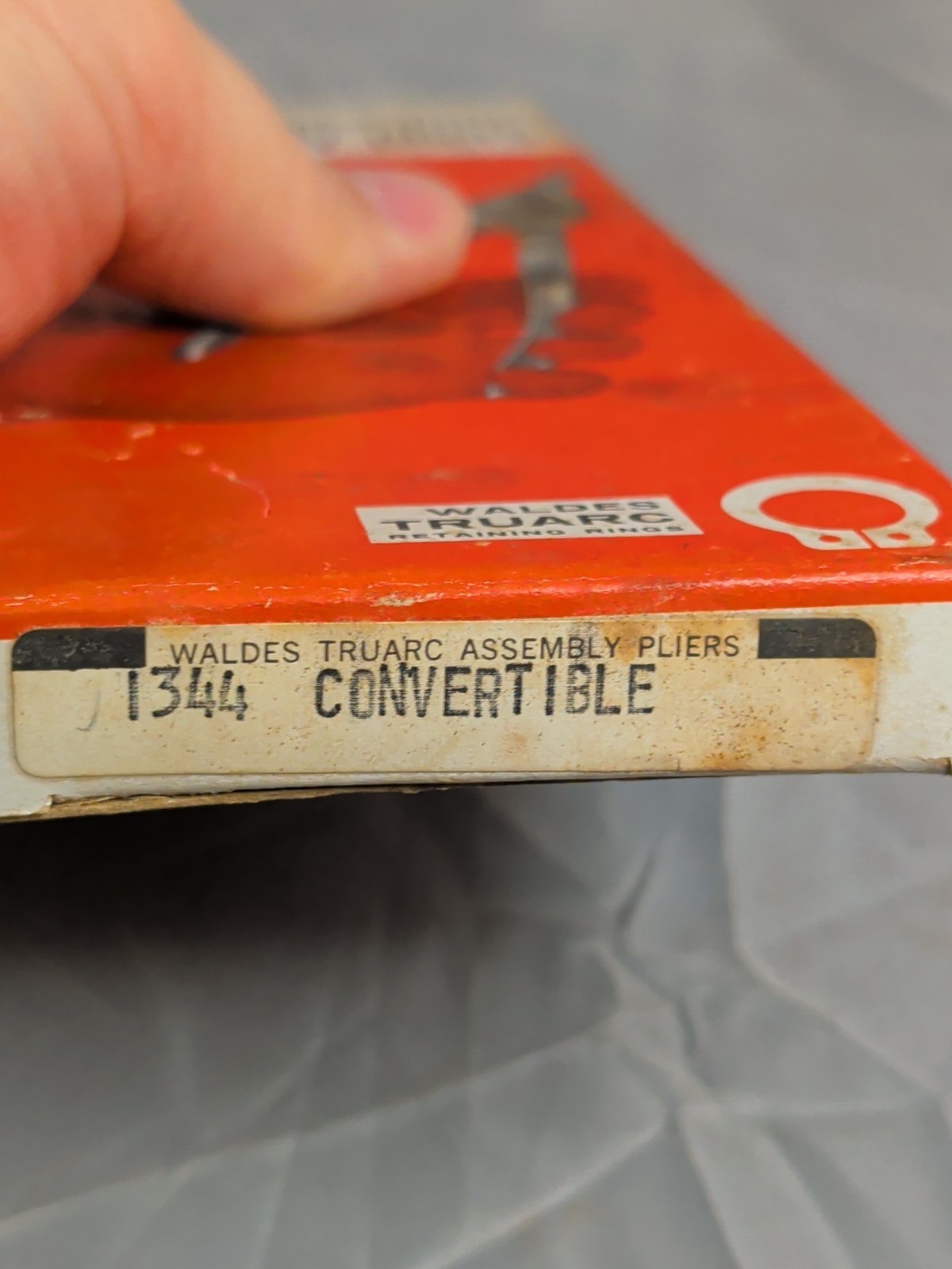 Sears Waldes Tru Arc Convertible Snap Ring Plier Set Pre Craftsman 1344 USA Nos