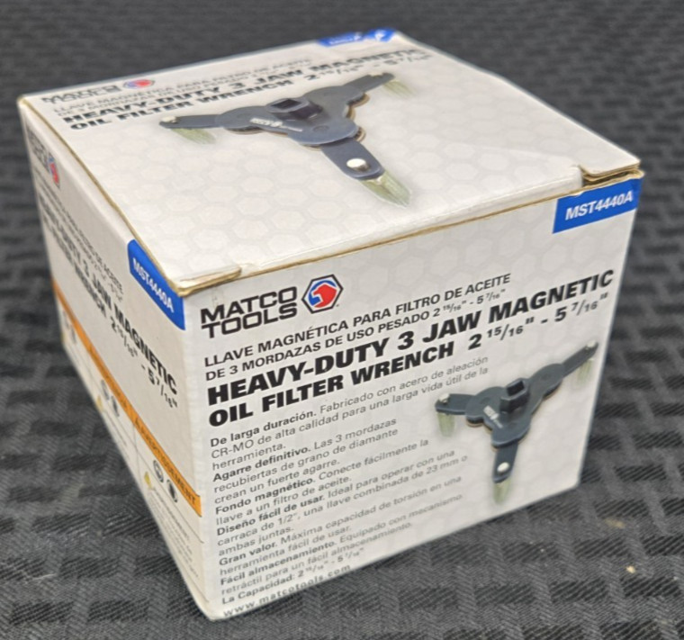 Matco Tools MST4440A Heavy Duty 3-Leg Filter Wrench Oil Filters 2-15/16″-5-7/16″