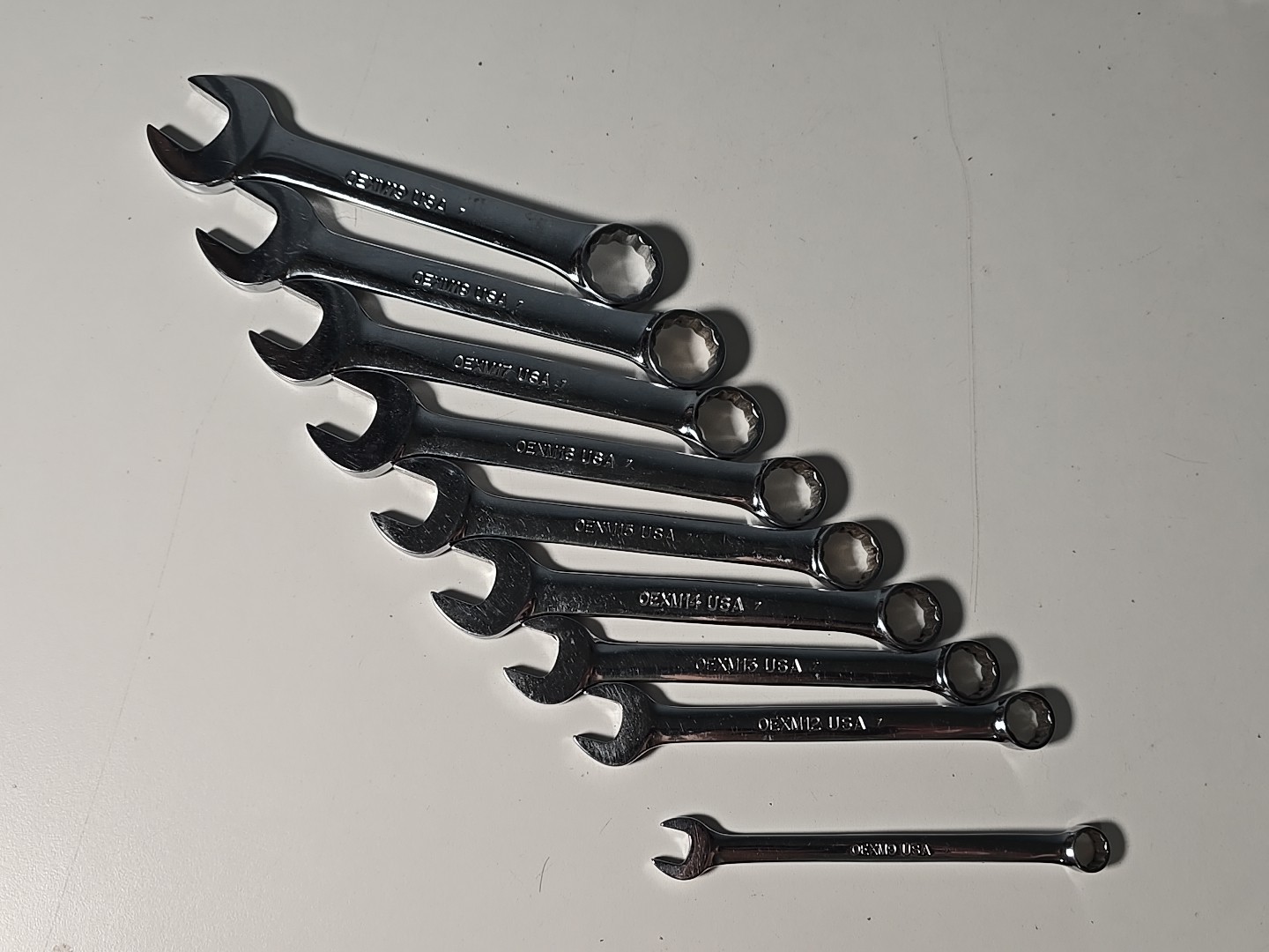Snap On Metric Midget 9mm + 12mm – 19mm Combination Wrench Set 12pt OEX