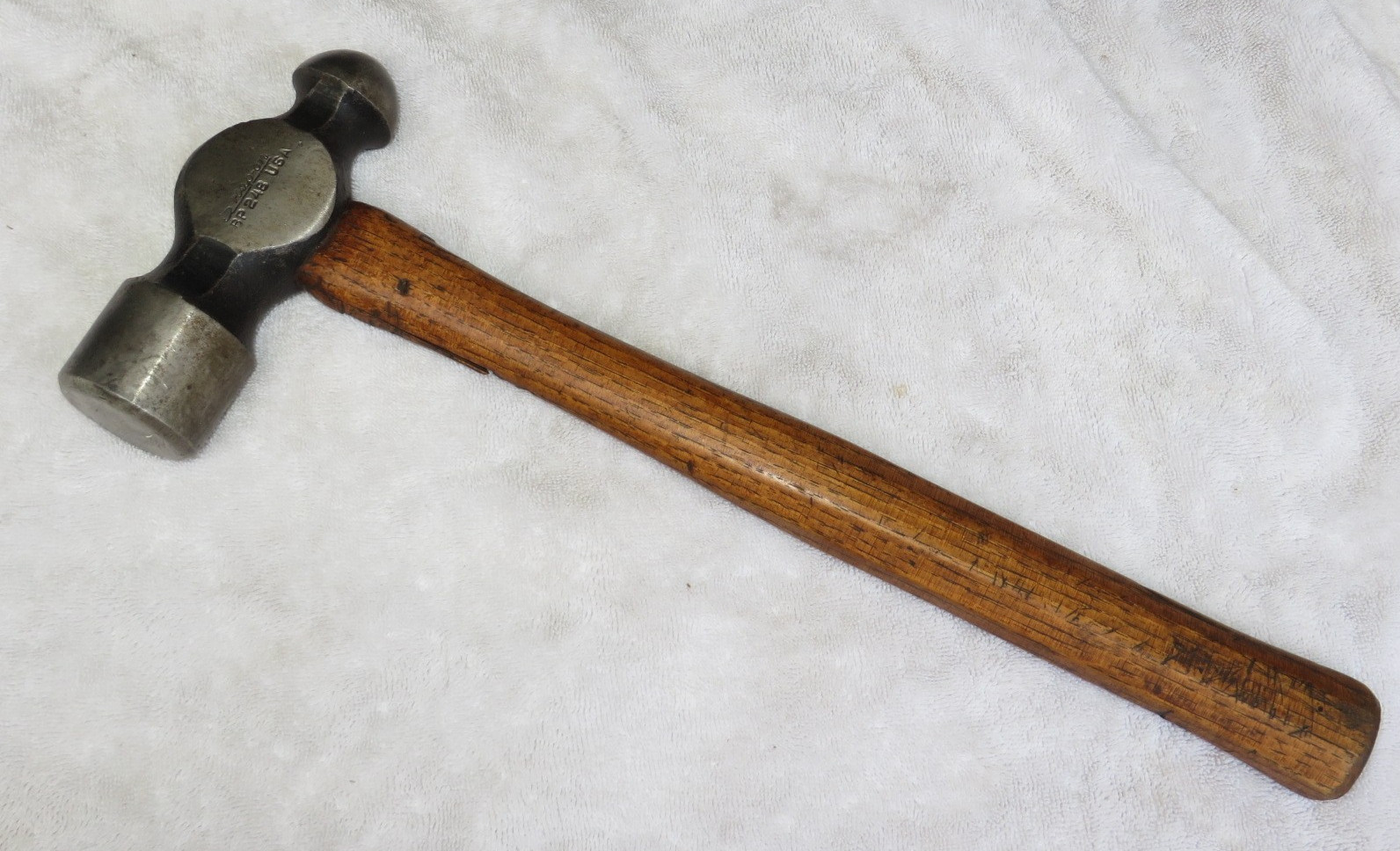 Snap-On Ball Peen Hammer BP 248 USA 48 oz Octagonal Handle Vintage Mechanic Tool