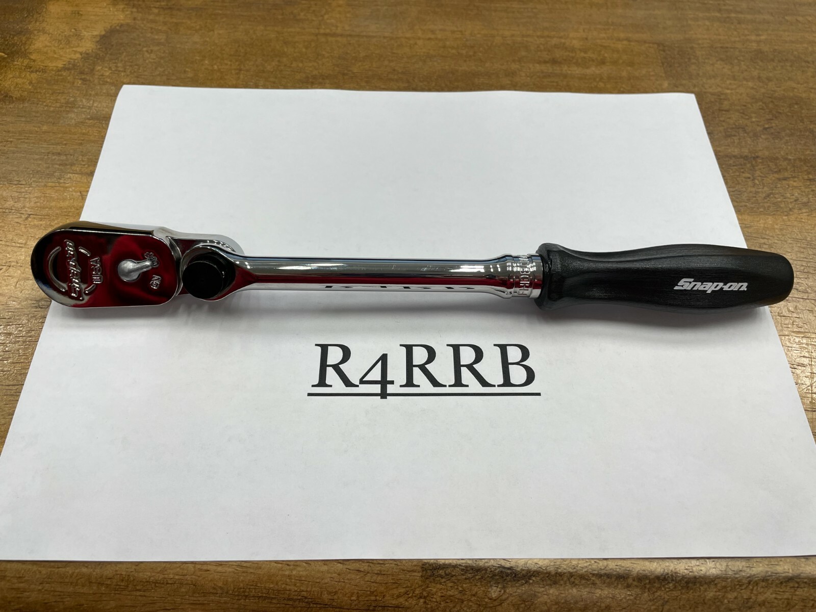 Snap-on Tools NEW BLACK 3/8″ Drive Hard Grip Multi-Position Ratchet FHD80MPBK