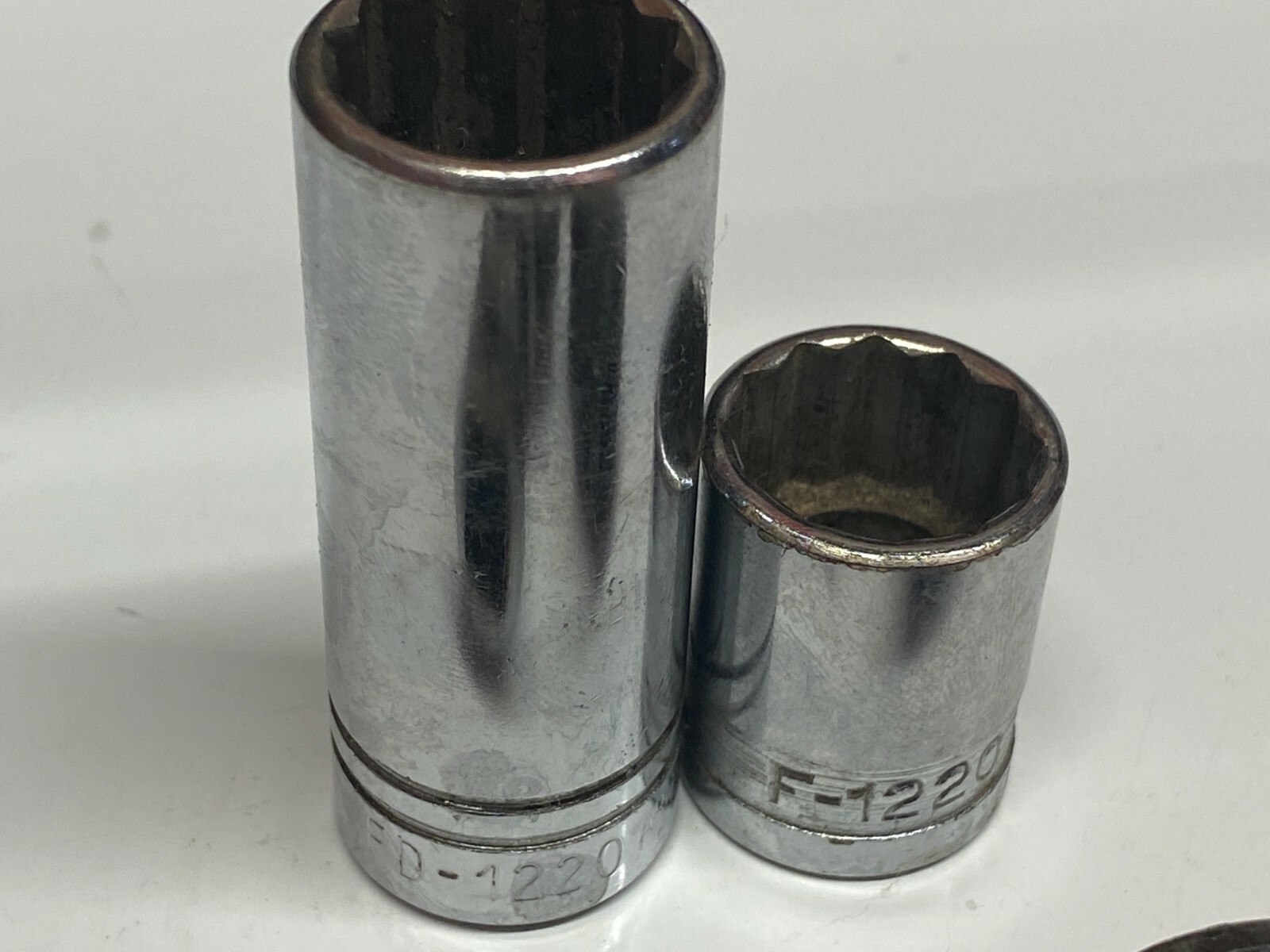 Armstrong USA Vintage 4pc Socket & Swivel Adapter Set Lot – S-140,FD-1220,F-1220