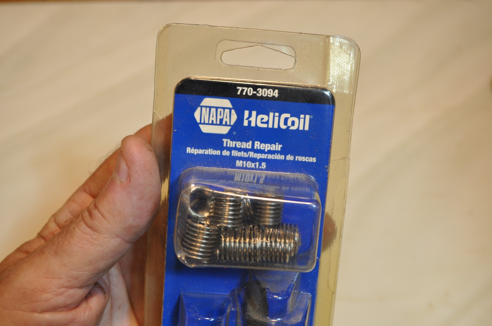 Helicoil Thread Repair Kit M10 x 1.5 With 12 Stainless Steel Inserts in Napa