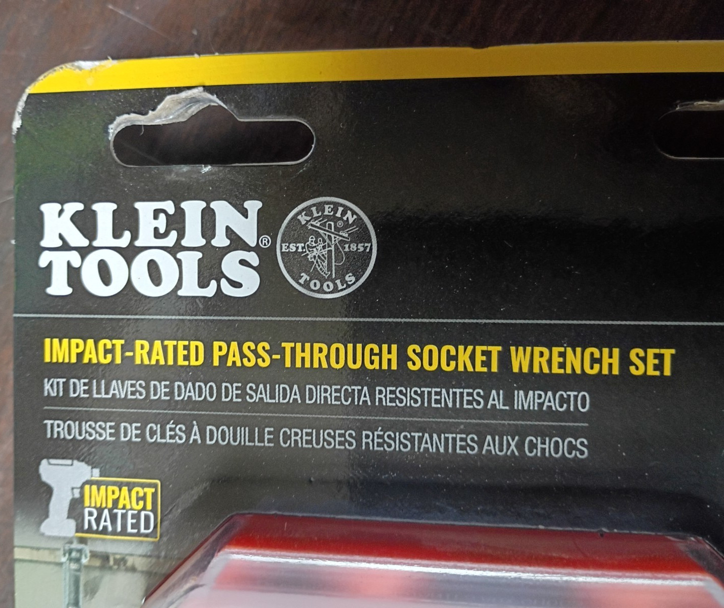 KLEIN TOOLS 65400 15-PIECE PASS THROUGH SOCKET WRENCH SET 3/8″ DRIVE NEW