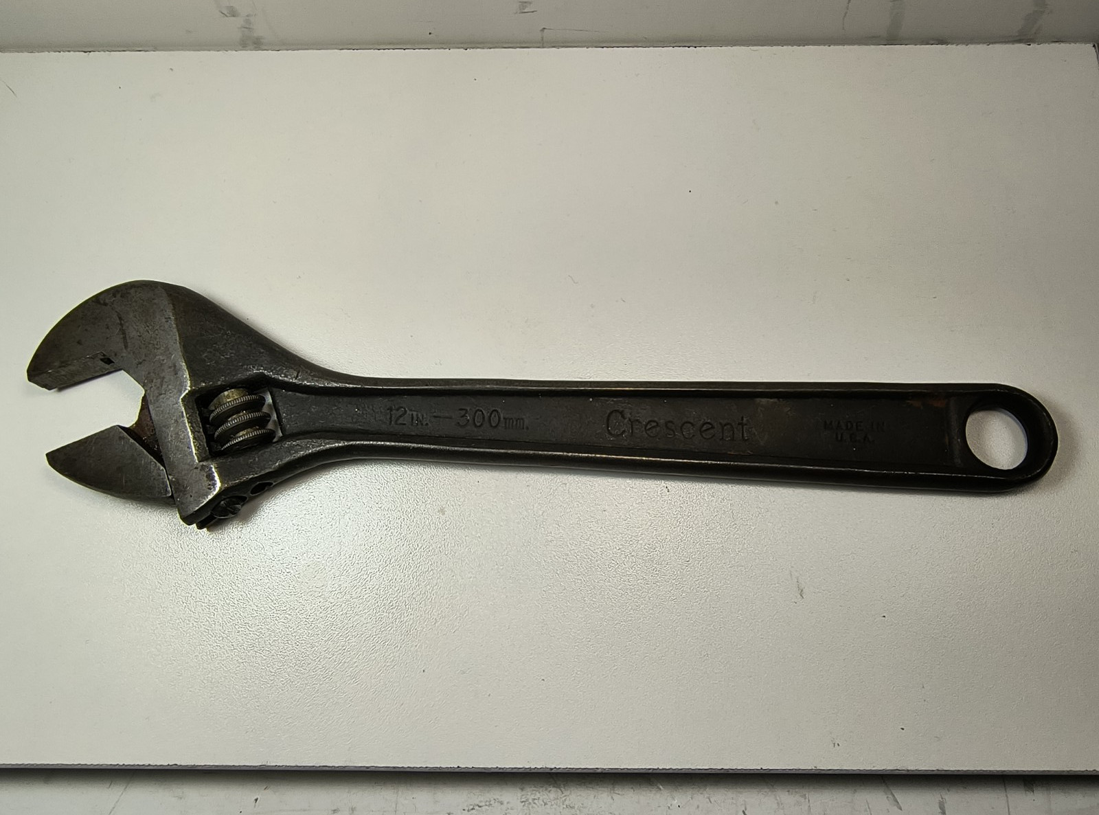 Vintage Crescent Tool Co 12” 300mm Adjustable Wrench Industrial Finish EXCELLENT