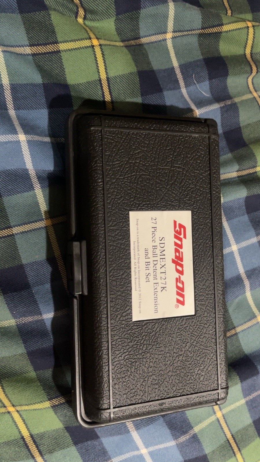 Snap On SDMEXT27K 27 Piece Ball Detent Extension And Bit Set Great Condition