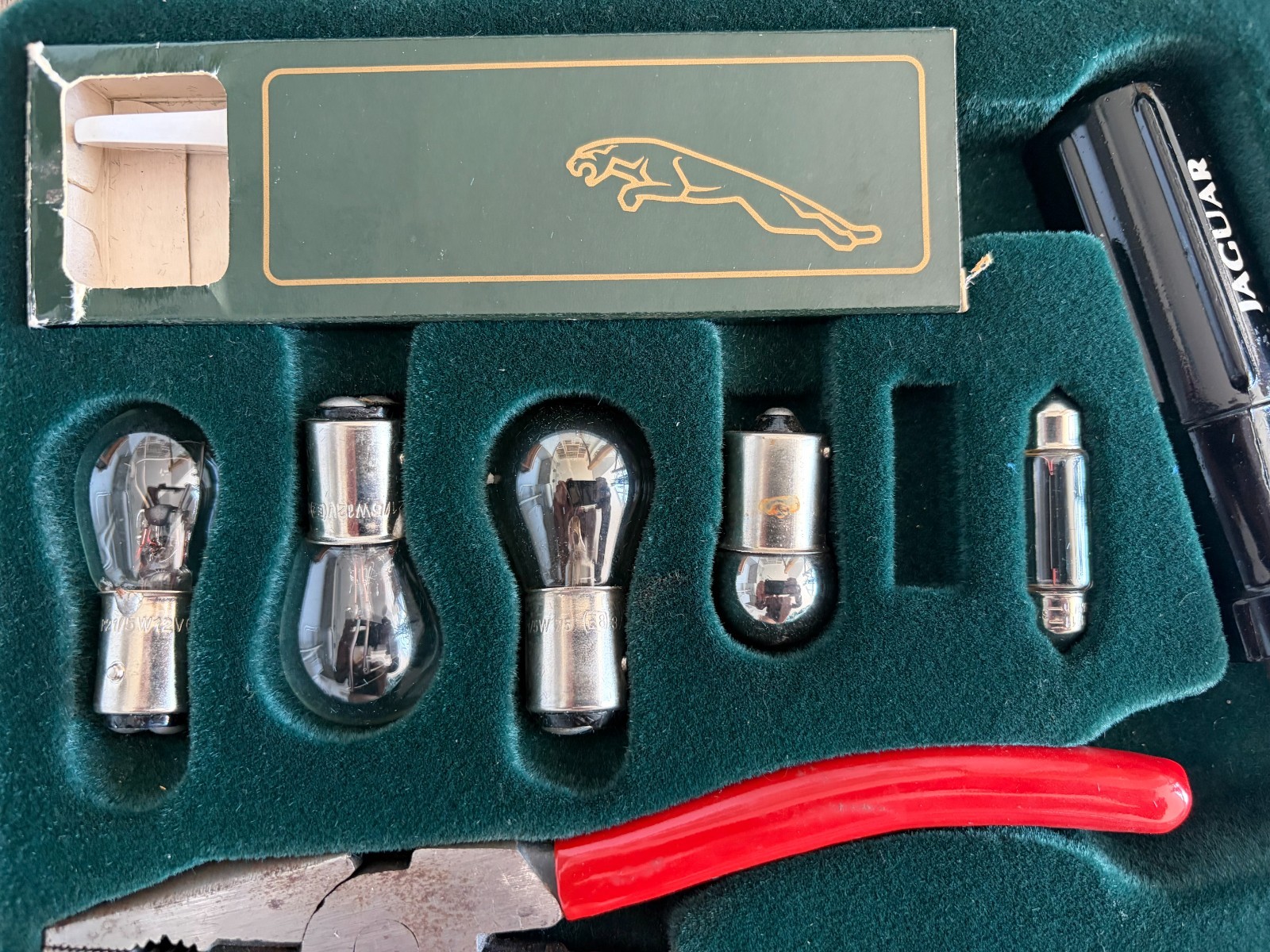 Jaguar Classic Car Tool Kit In Original Case Incomplete