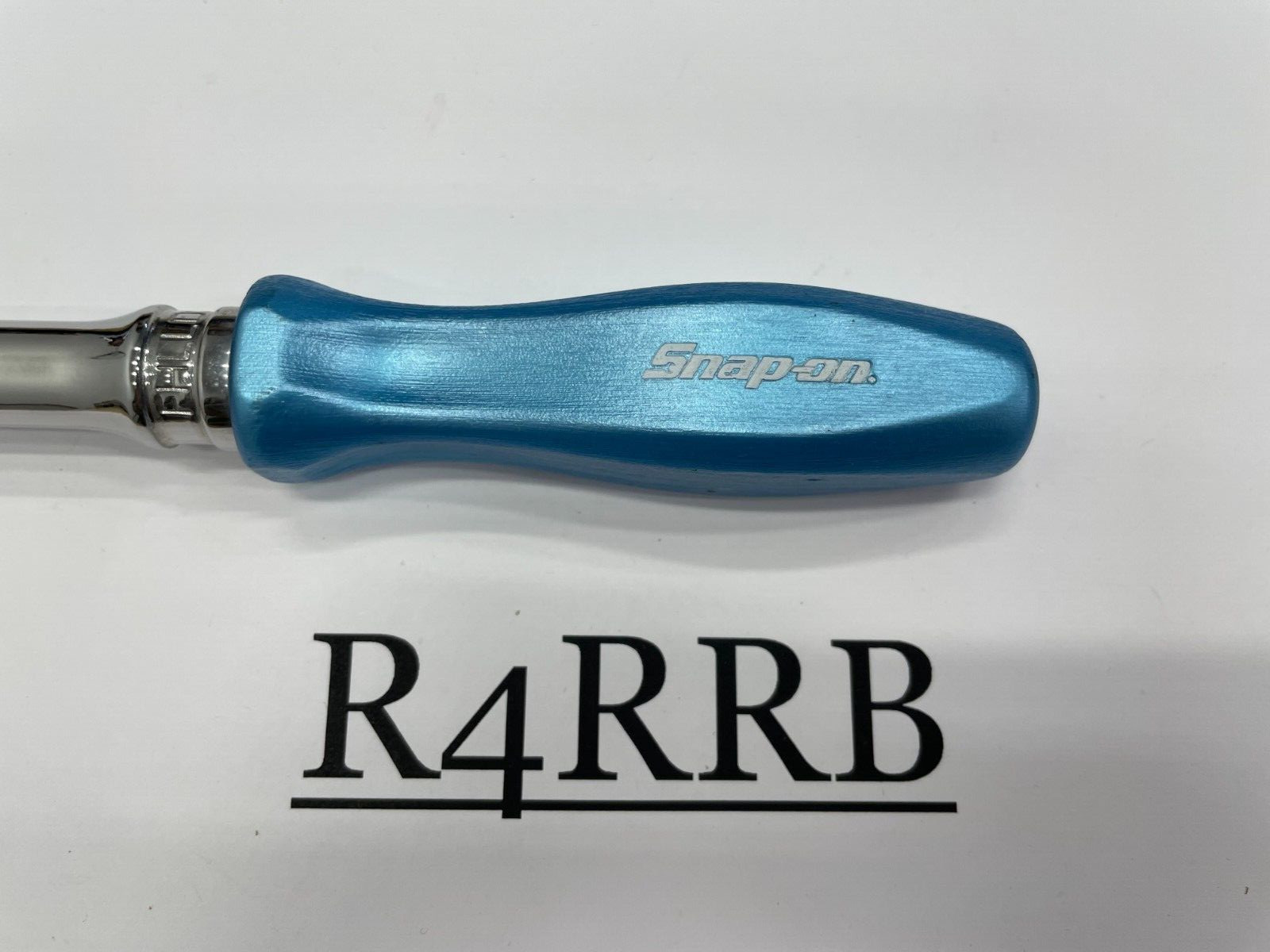 Snap-on Tools NEW BLUE PEARL 3/8″ Drive Hard Extra-Long Fixed Ratchet FHLLD80PB