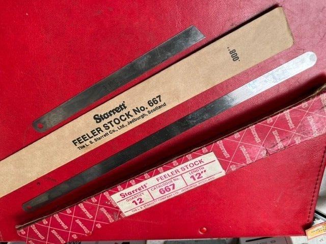 STARRETT 12″ Feeler Stock Part No. 667M-30 0.030mm – Made in Jedburgh Scotland