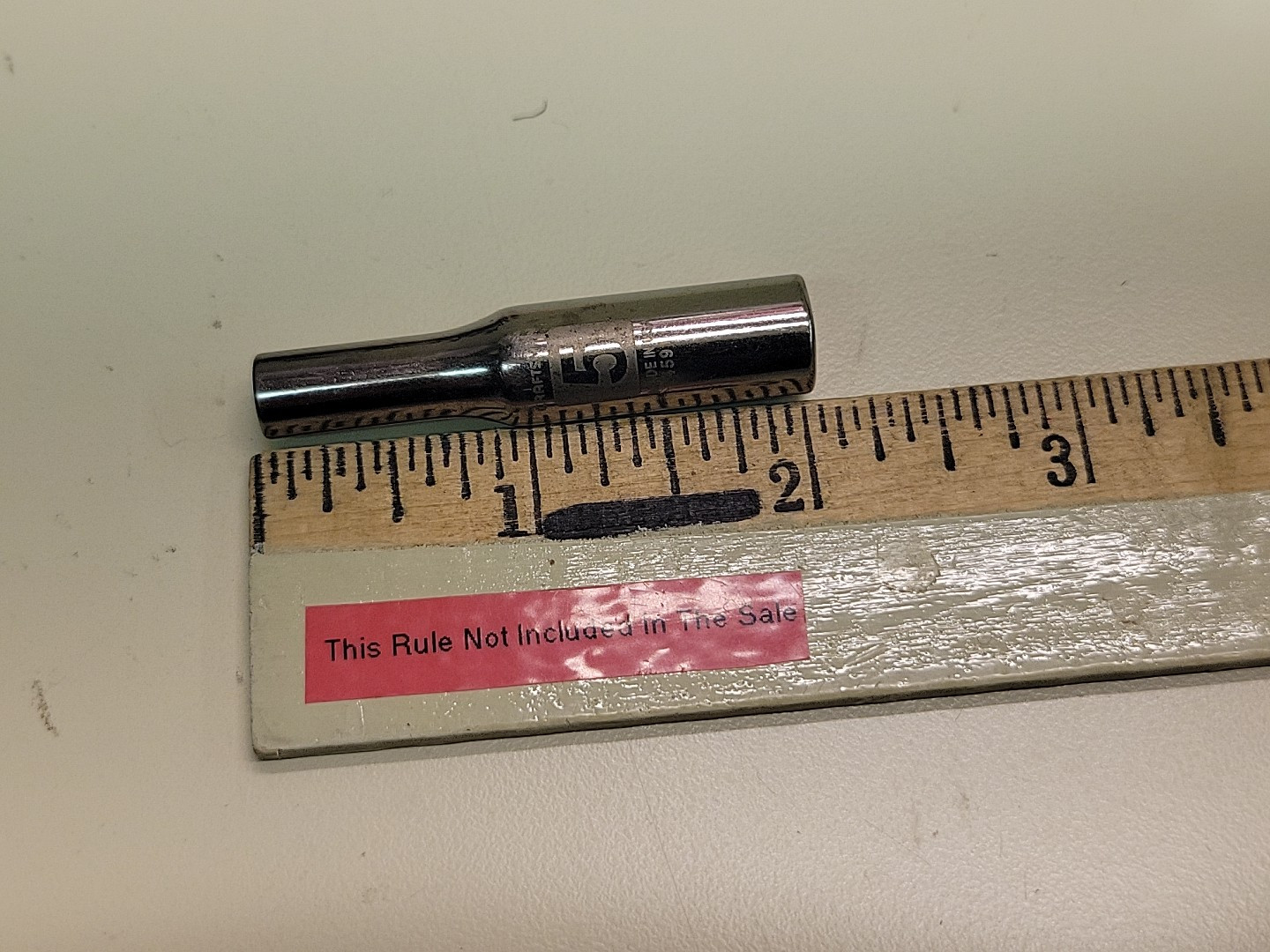 Craftsman 45911 5mm 6pt 1/4″ Drive Deep Socket Laser Etched NOS USA (Blemished)