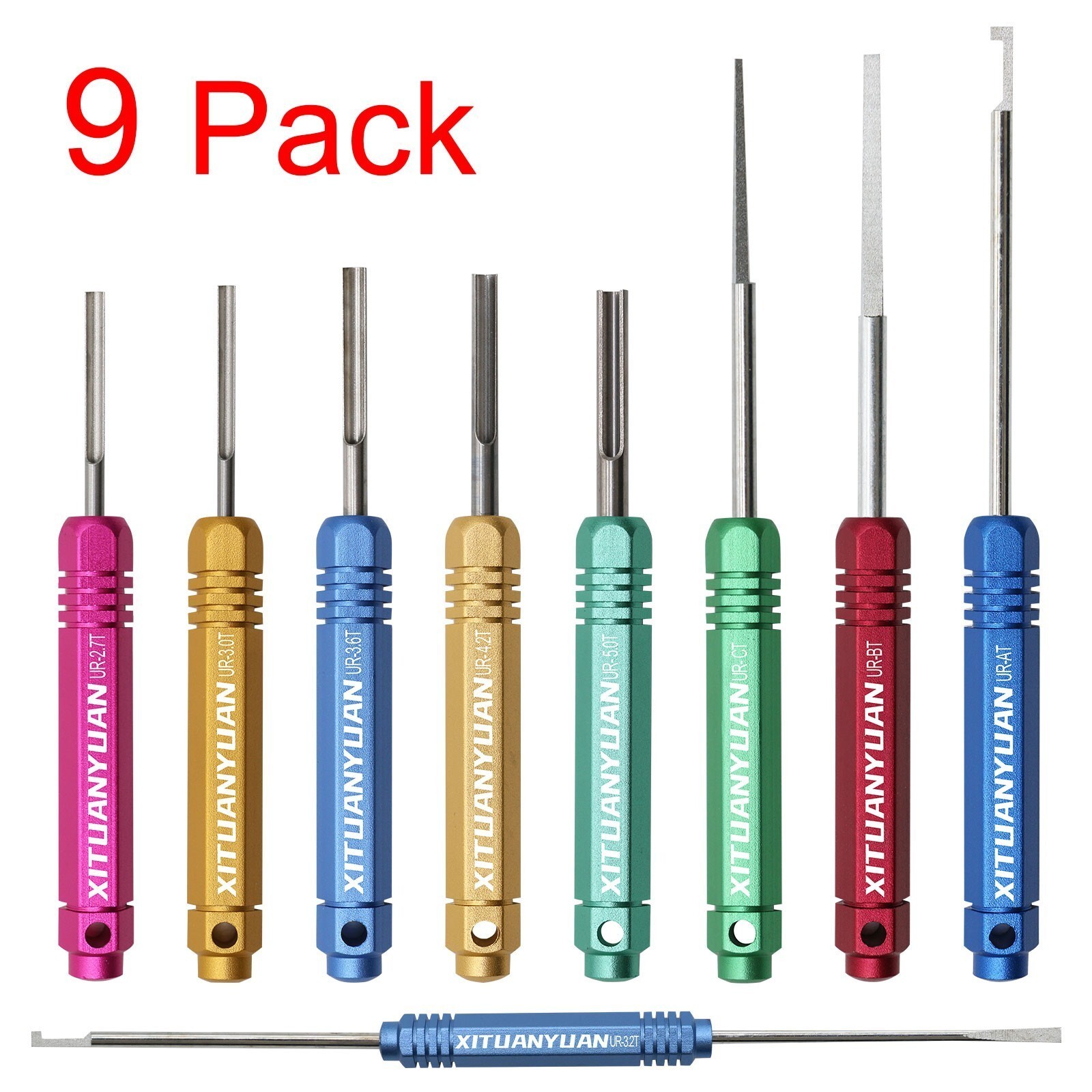 9PCS Car Pin Terminal Removal Extractor Tool for Deutsch Connector Wire Release