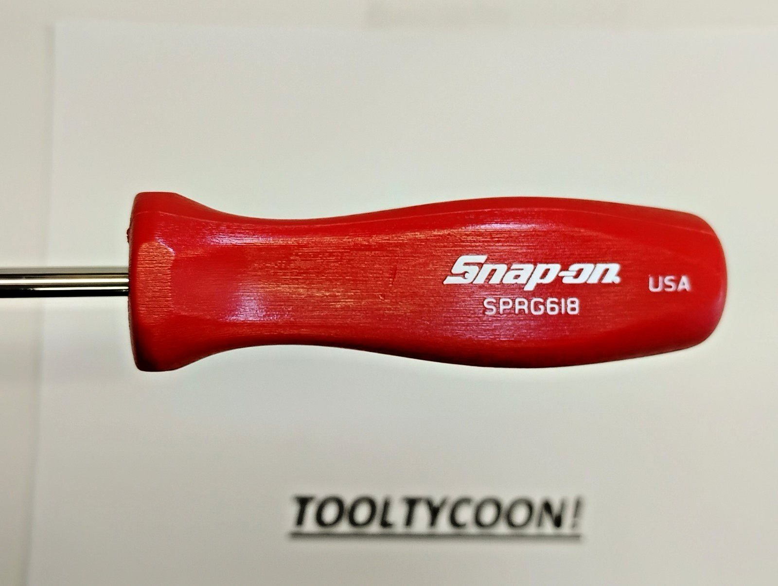 Snap-on Tools USA RED Hard Grip 5/16″ Blade Width Push Pull Spring Tool SPRG618R