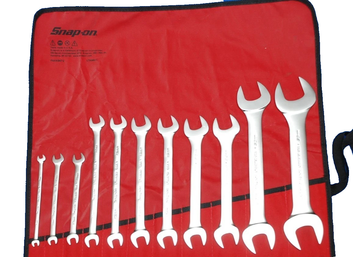 NEW Snap-on™ LTAM811 6 – 36 mm Low Torque Slimline Tappet Wrench Set UNused