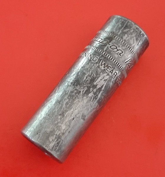 Snap-on Tools 3/8″ Drive 6pt Point 14mm Deep Impact Socket SIMFM14 USA